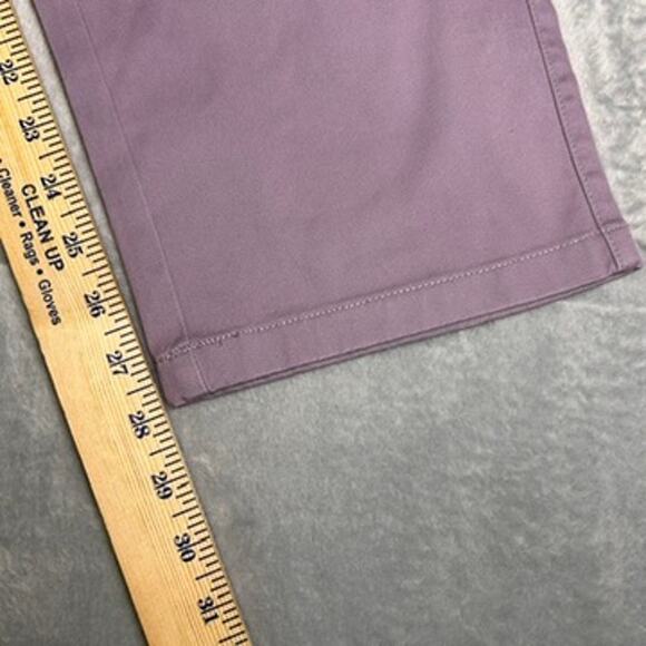 NWOT Denim & Co. Pull On Pants Womens Large EasyWear Twill Straight Leg Minimal - Picture 8 of 9